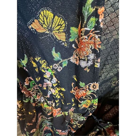 We are HAH Make It Double Reversible Dragonfly Robe Size M - Picture 6 of 6